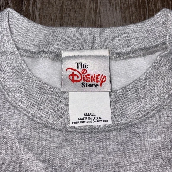 VTG Disney Store Greetings New York Mickey Mouse Small Sweatshirt USA Deadstock - Picture 3 of 9